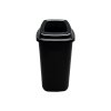 680-09 - Kosz do segregacji SORT BIN 45L  Czarny plus komplet 6 etykiet